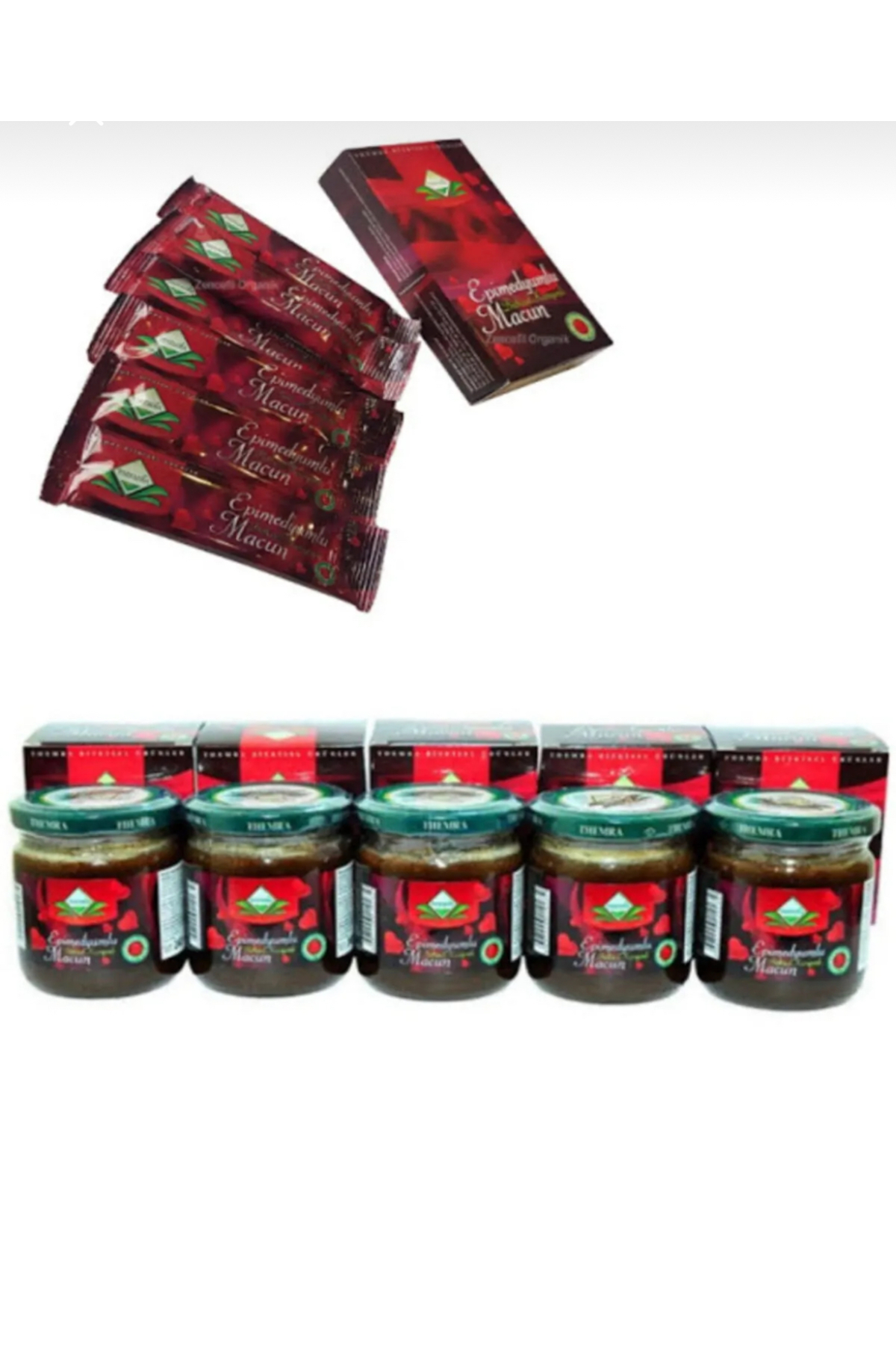 Themra Propolis Kudret Narı Bal Ginsengli Bitkisel Karışımlı Mesir Epimedyümlü 1 Kuvvet Güç Performanse Macun 5x240 Gr 6x12 Gr