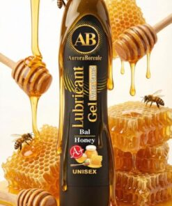 AuroraBoreale Premium Kayganlaştırıcı Jel Büyük Boy A+ Bal Aromalı Su Bazlı Lubricant Gel