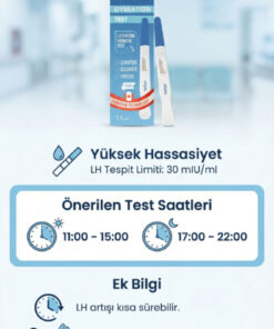 Alternative view of Valfast Ovulasyon Doğurganlık (Yumurtlama) Testi 1 Kutu 5 Adet