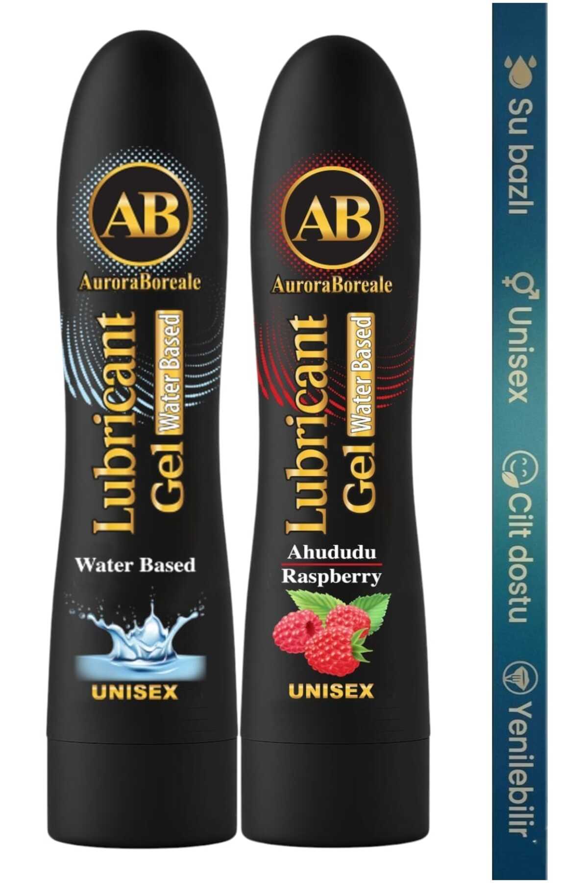 AuroraBoreale Sade Ve Ahududu Aromalı 200 Ml Kayganlaştırıcı Jel Lubricant