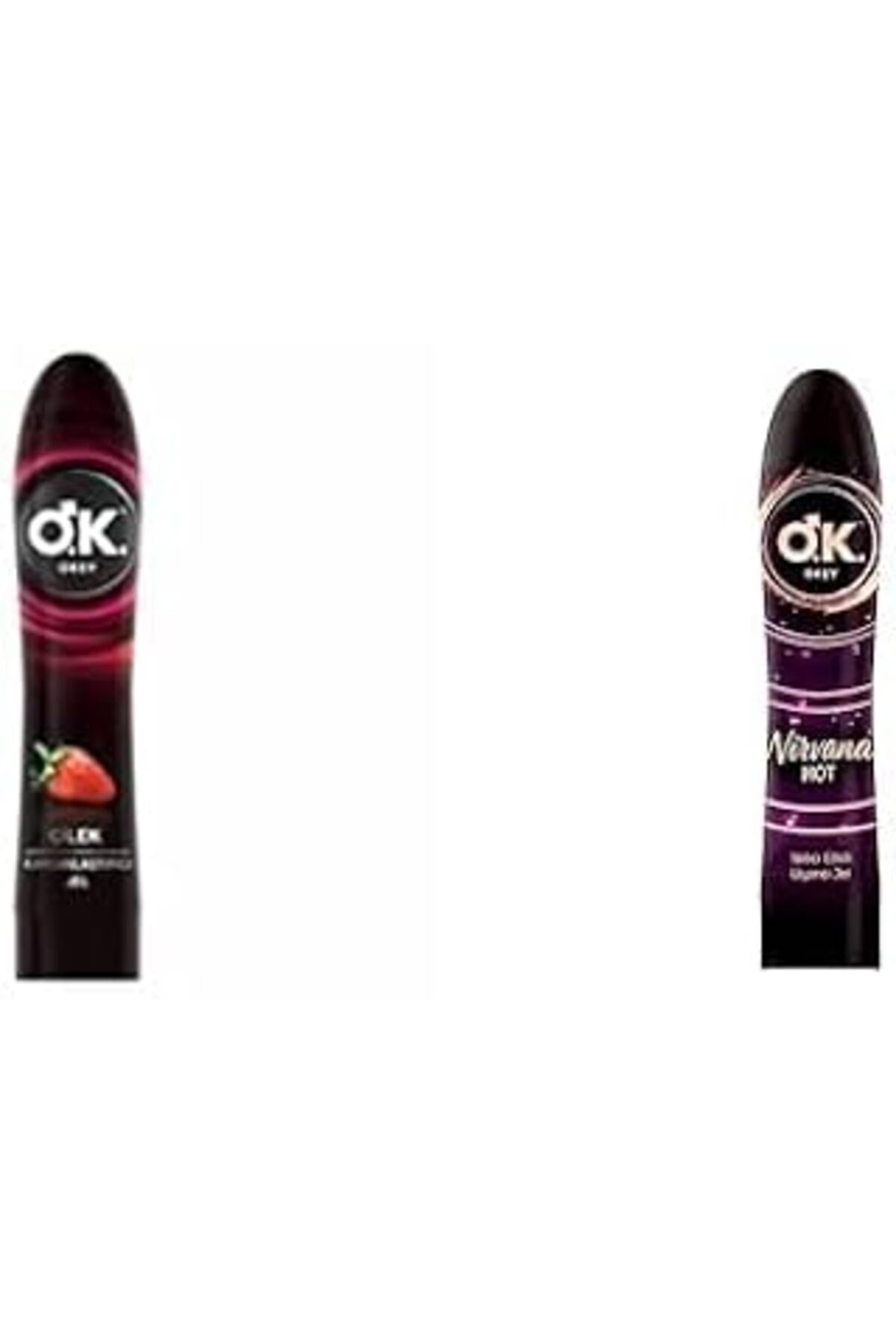 NZM TİCARET Okey Kayganlaştırıcı Jel - Çilek Özlü 100 Ml+Okey Nirvana Hot Uyarıcı Jel 100 Ml