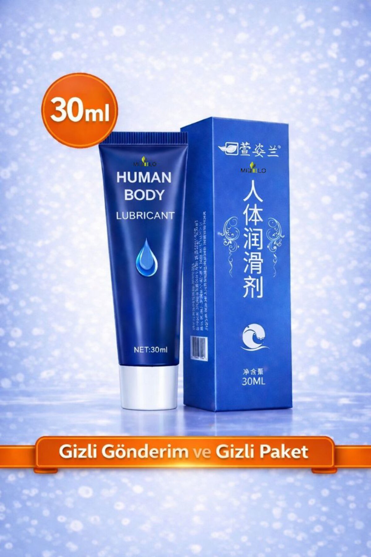 Mimlo Su Bazlı Kayganlaştırıcı Jel 30 ml Uzun Süre Etkili, Kokusuz, Yapışmayan Jeli Gizli Gönderim