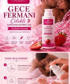Alternative view of Haremix İ.stek A.rttırıcı Z.evk verici Çilekli Kayganlaştırıcı Jel 60 ml