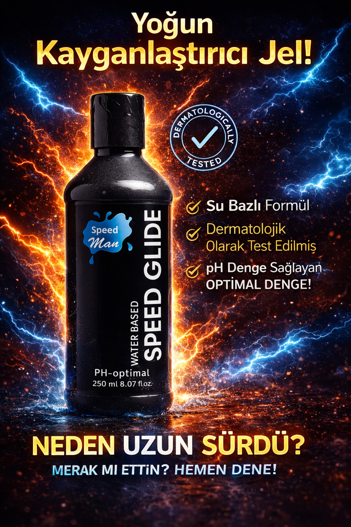SPEED MAN Speed Glide Lubricant kayganlaştırıcı 250ml Sade