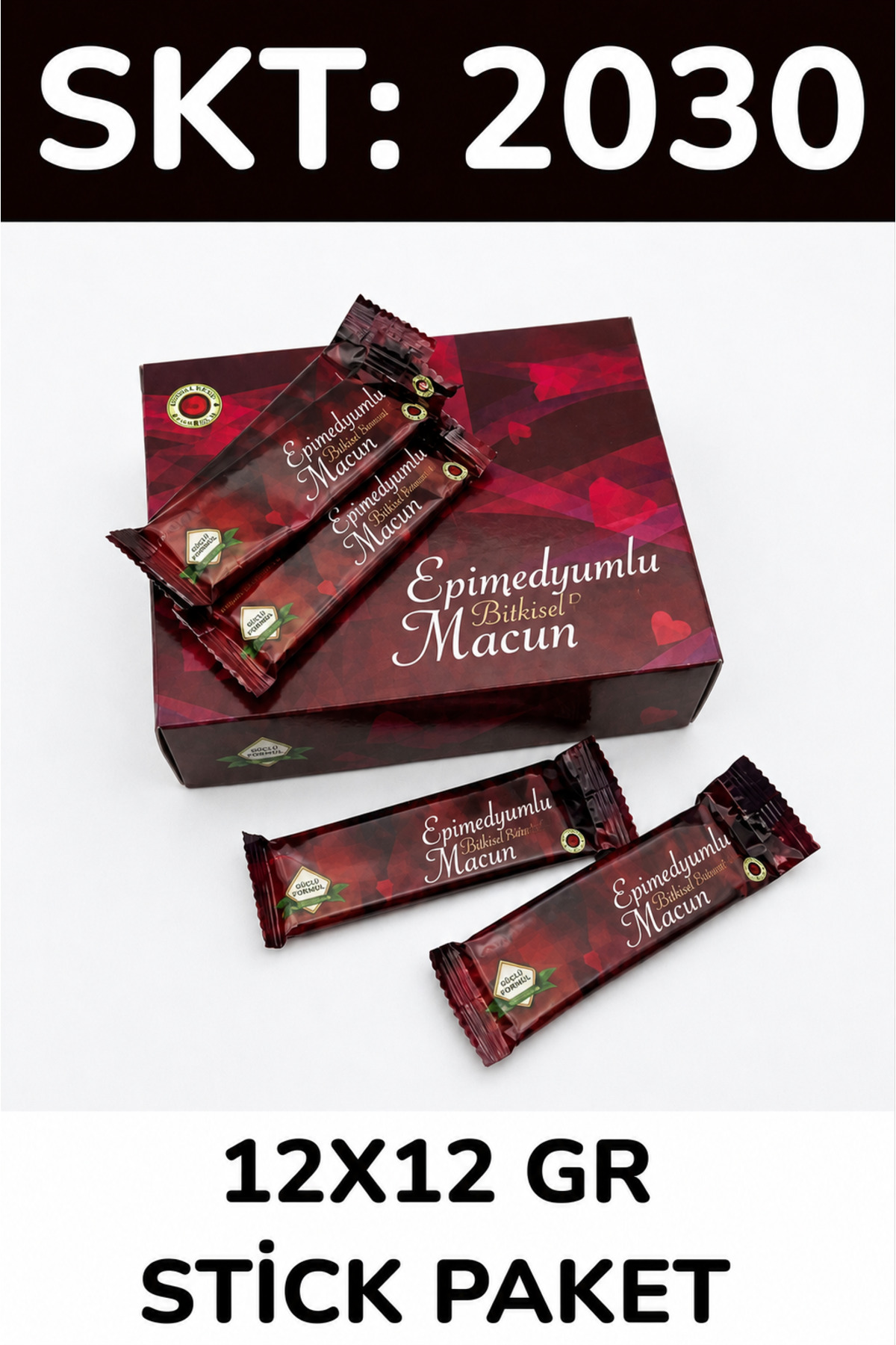 Themra Ginsengli Bitkisel Karışımlı Mesir Epimedyümlü1 Kuvvet Macun 12X12 Gr