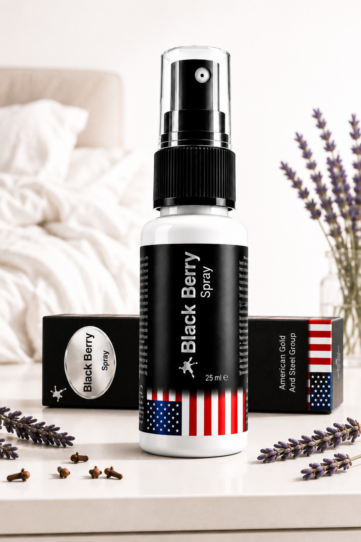 black berry Uzun Deneyim Spreyi Erkekler İçin Karanfil Yağlı Sprey 25 ML
