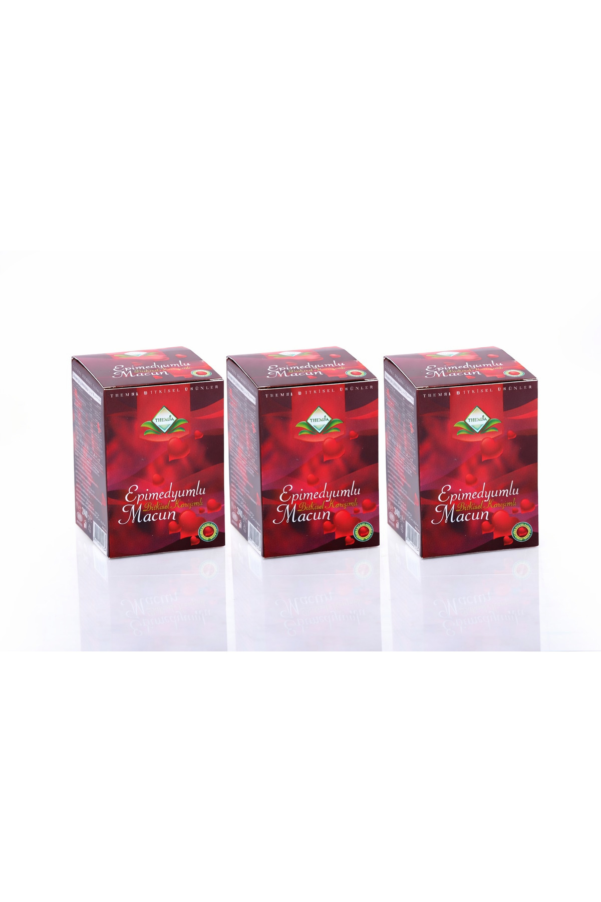 Themra Bitkisel Bal Ginsengli Bitkisel Karışımlı Mesir Epimedyümlü1 Kuvvet Macun 3 kutu 240 Gr
