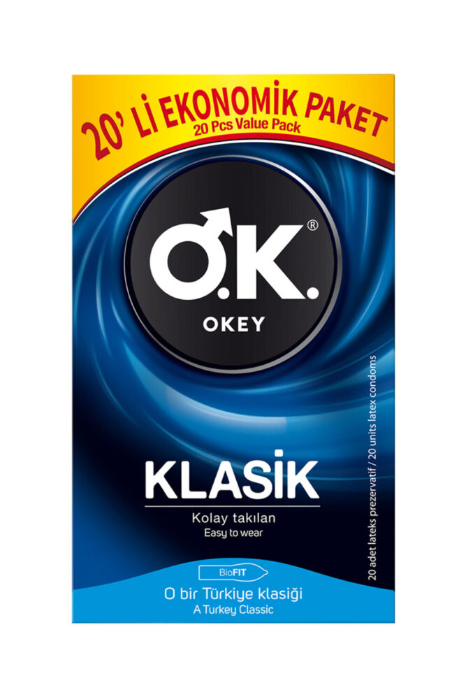 Okey Klasik 40'lı Prezervatif & Çilek Kayganlaştırıcı Jel 100 ml - Görsel 3
