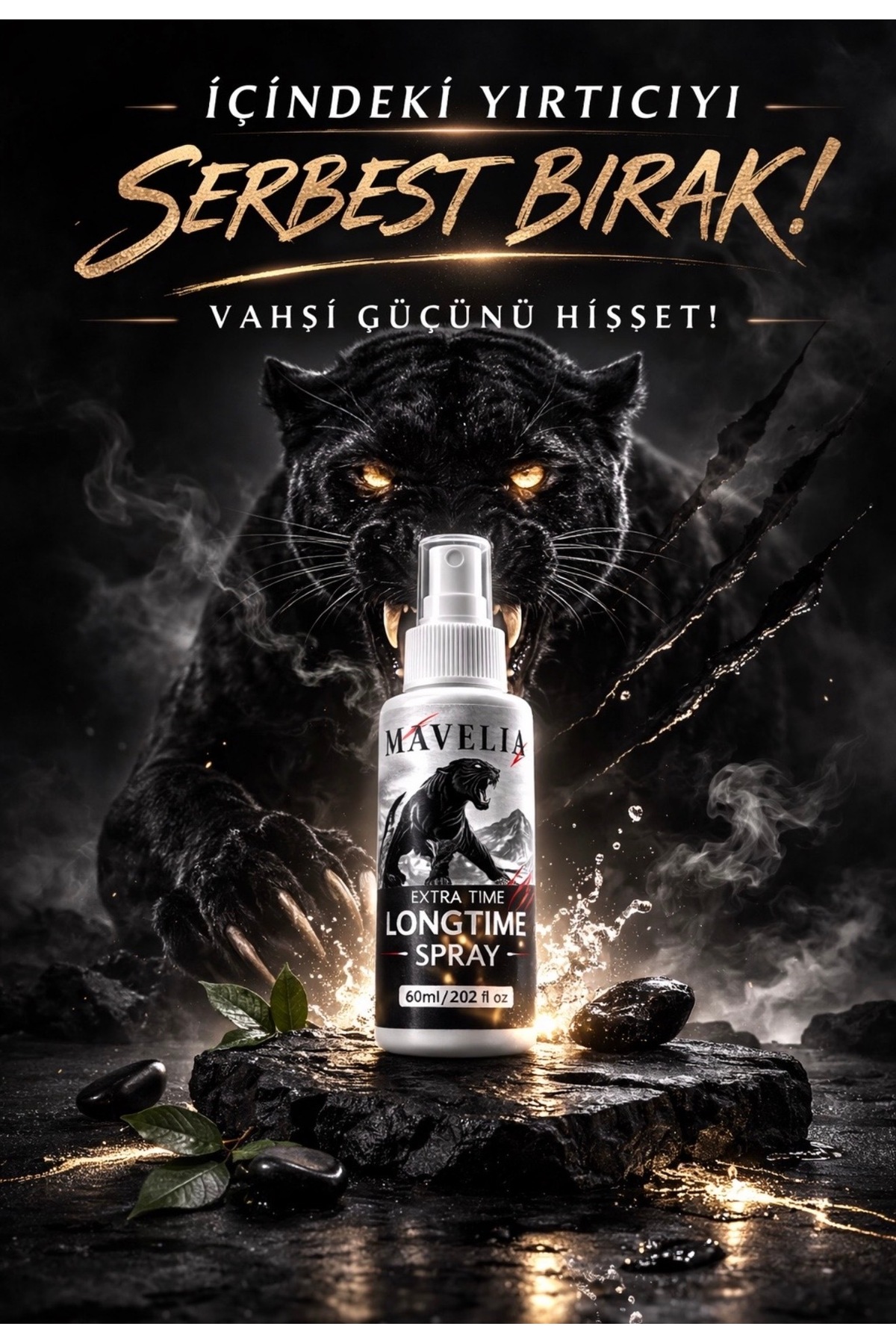 mavelia profesyonel Erkek Long Time G’eciktirici Sprey 60 ml