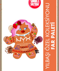 NYX Professional Makeup Holiday Özel Koleksiyonu Gingerbaddie Eyeshadow Far Paleti