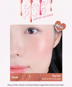 Alternative view of Missha Meyve Özlü, Nemli ve Parlak Bitişli, Doğal Görünümlü Likit Allık APIEU Juicy-Pang Water Blusher BE01