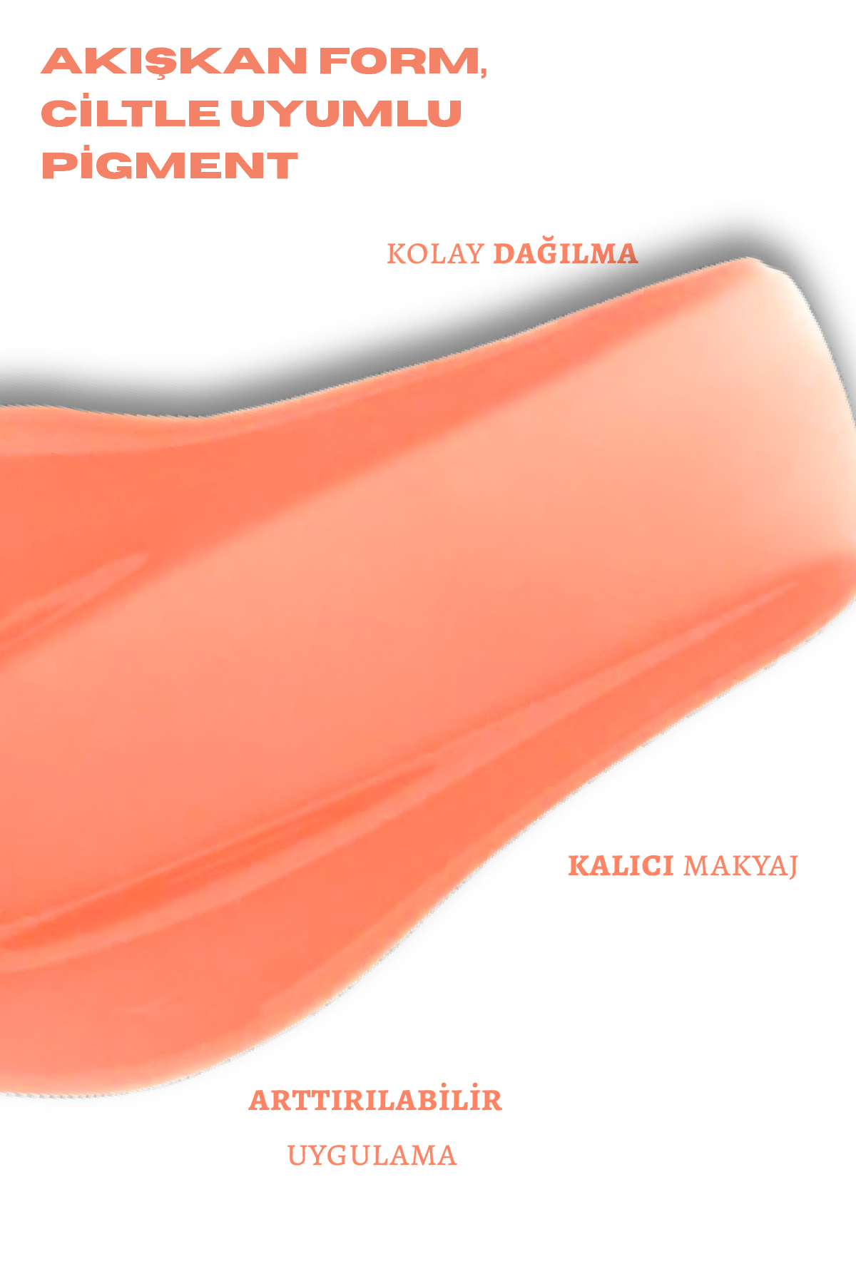 h.OLA Likit Allık | LIQUID BLUSHER PEACH | Kalıcı Yüksek Pigmentli | Peach - Görsel 3