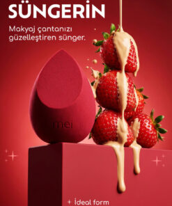 mei Makyaj Süngeri Fondöten Emmeyen Sponge Coffee Cup Hijyenik Merlot Pro 1 Mini - Görsel 2