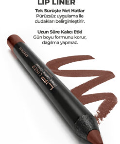 AVEONIX Lip Liner 01 İpeksi Dokulu Kolay Uygulanan Net ve Pürüzsüz Çizgi Dudak Kalemi - Görsel 3