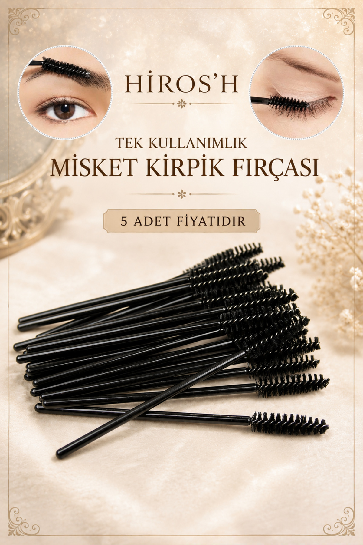 HİROS'H Kaş Kirpik Tarama Fırçası