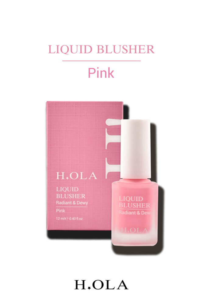 h.OLA Likit Allık | LIQUID BLUSHER PINK | Kalıcı Yüksek Pigmentli | Pink