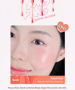Alternative view of Missha Meyve Özlü, Nemli ve Parlak Bitişli, Doğal Görünümlü Likit Allık APIEU Juicy-Pang Water Blusher CR01
