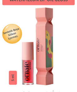 ORNATE Watermelon Lip Oil Gloss Dolgunlaştırıcı Efekt, Nemlendirici, Parlatıcı Simli Dudak Yağı Karpuz 5 ml