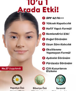 Missha Mükemmel Kapatıcı, Çok Fonksiyonlu BB MISSHA M Perfect Cover BB Cream Ex SPF42PA+++ No.27 20ml - Görsel 2