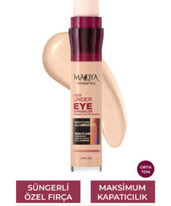 MAQYA Cosmetics Yoğun Kapatıcı Besleyıcı Aydınlatıcı Süngerli Gözaltı Kapatıcı/concealer (ORTA TON)