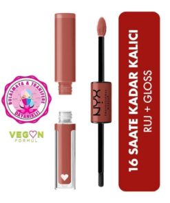 NYX Professional Makeup Shine Loud High Shine Lip Color Ambition Statement - Dudak Parlatıcısı