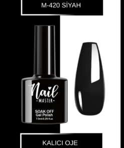 Nail Master M420 Kalıcı Oje 7,3ml Siyah