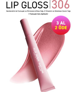 Alix Avien Dolgun Gürünüm ve Nemlendirici Etkili Dudak Parlatıcısı - Silky Care Lipgloss 306 Glutters In Pink
