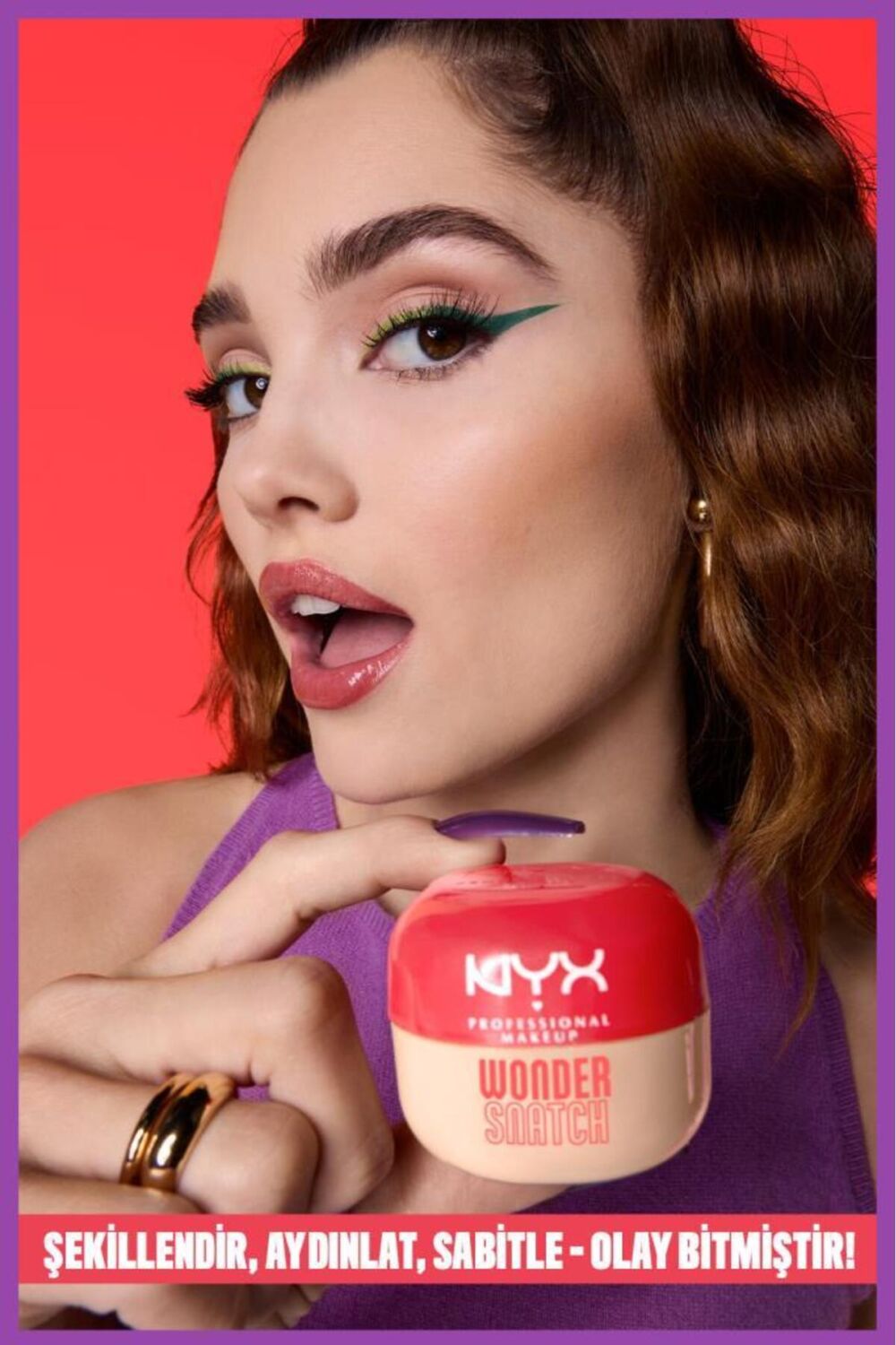 NYX Professional Makeup Wonder Snatch Sabitleyici Toz Pudra - 02 Cheeky Cherry - Görsel 3