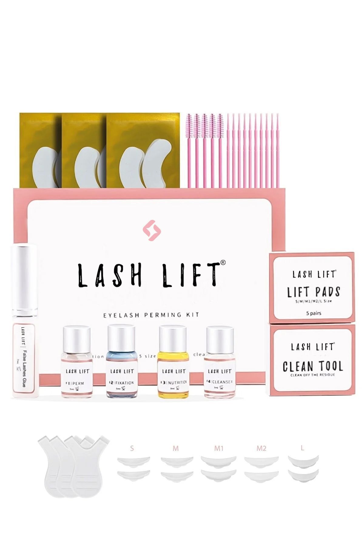 lashlift Kirpik Lifting Seti, Lash Lift, Kaş & Kirpik Perma Seti (Full Set)
