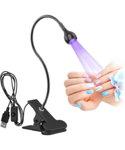 Genel Markalar Portatif Mandallı Mini Uv Led Lamba Manikür Tırnak Kurutucu Siyah 3w