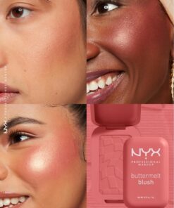 NYX Professional Makeup Buttermelt Blush Kremsi Pembe Pudra Allık - 09 Feelin Butta - Görsel 3