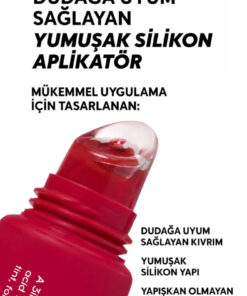 Cream Co. Nemlendirici Parlatıcı 3in1 Lip Balm | Dudak Bakım Strawberry Sorbet Kırmızı Hyaluronik Asit Seramid - Görsel 3