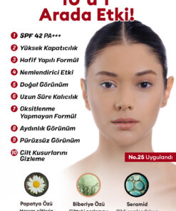Alternative view of Missha Mükemmel Kapatıcı, Çok Fonksiyonlu BB MISSHA M Perfect Cover BB Cream Ex SPF42PA+++ No.25 20ml