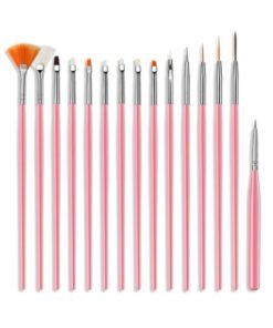 Alternative view of Nail Master 15 Adet Naıl Art Dızayn Ve Jel Fırça Setı Siyah