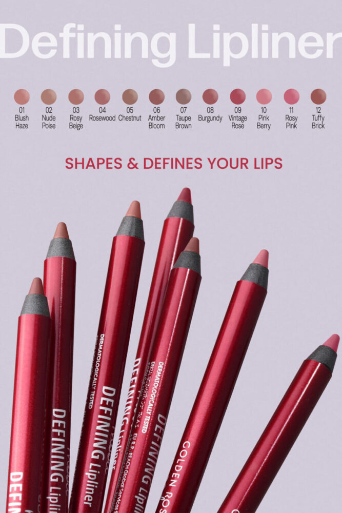 Golden Rose Mood Defining Lipliner No: 08 Burgundy - Yoğun Pigmentli Dudak Kalemi - Görsel 3