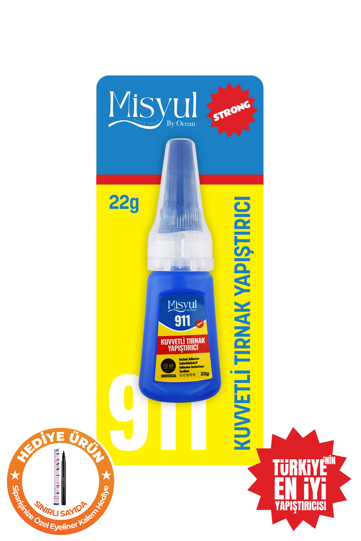 Misyul Tırnak Yapıştırıcı Extra Kuvvetli Tips Protez Glue 22GR