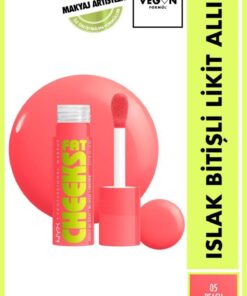 NYX Professional Makeup Fat Cheeks Islak Bitişli Likit Allık - 5 Peach Plunge