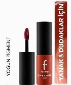 Flormar Uzun Süre Kalıcı Jel Tint (PEMBE) - Lip & Cheek Tint - 002 Kiss Lip & Cheek - 8682536066891