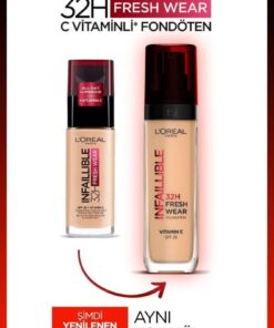 L'Oreal Paris L'Oréal Paris Infaillible 32H Fresh Wear C Vitaminli Fondöten - 130 True Beige - Görsel 3
