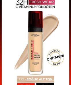 L'Oreal Paris L'Oréal Paris Infaillible 32H Fresh Wear C Vitaminli Fondöten - 130 True Beige