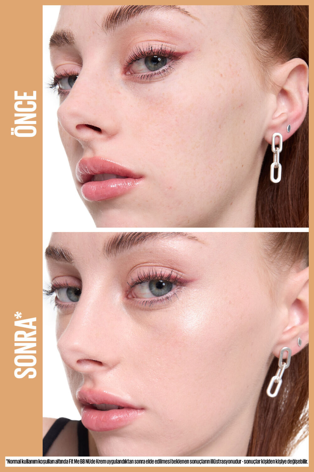 Maybelline New York Fit Me Nude Cilt Bakımı Etkili Nemlendirici SPF50 BB Krem - Sıcak Açık Ton - Görsel 3