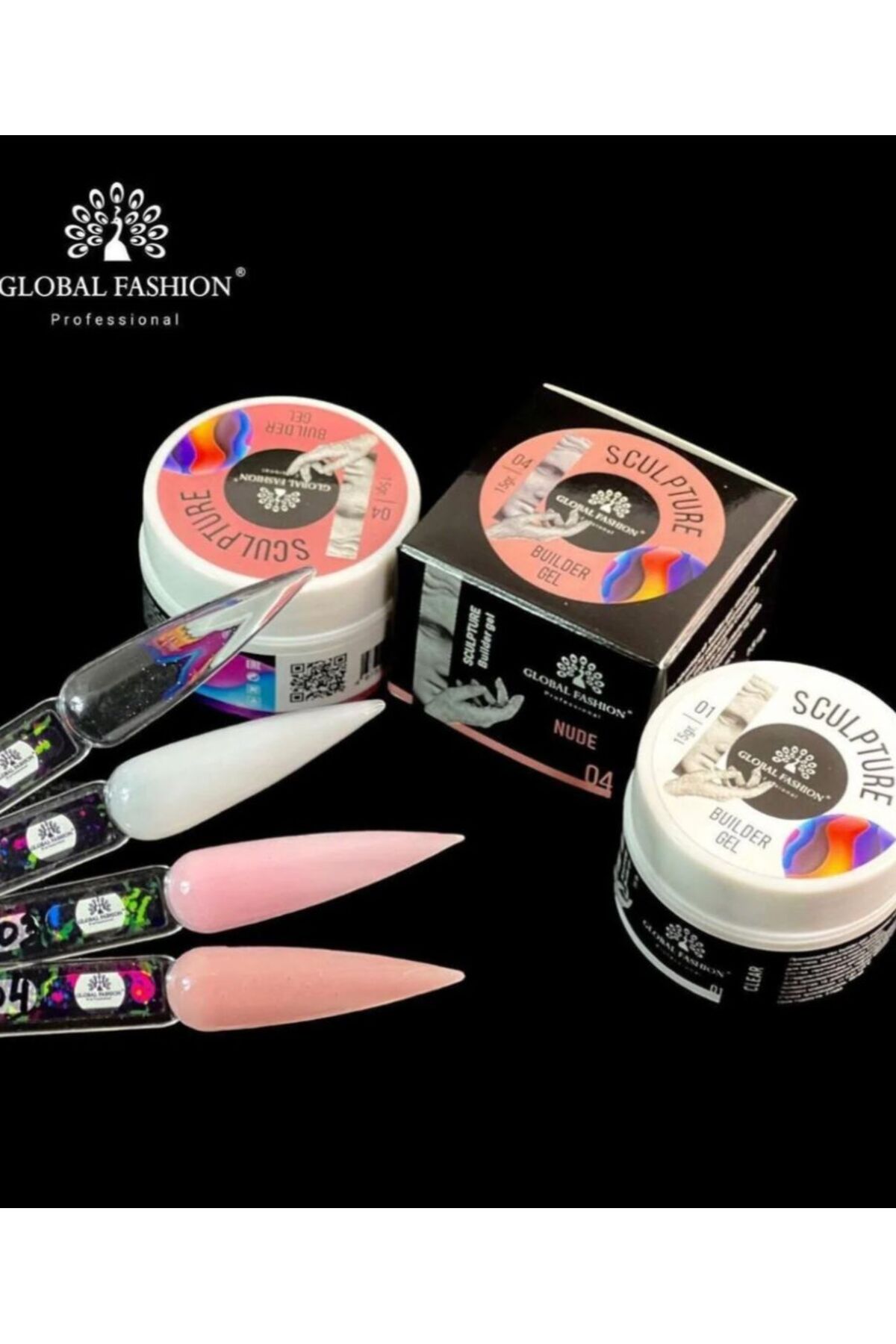 QNAİL PROFESSİONAL Hamur Jel Rakı beyazı Protez Tırnak Hamur Jel-global Fashion Hamur Jel 15 gr - Görsel 3