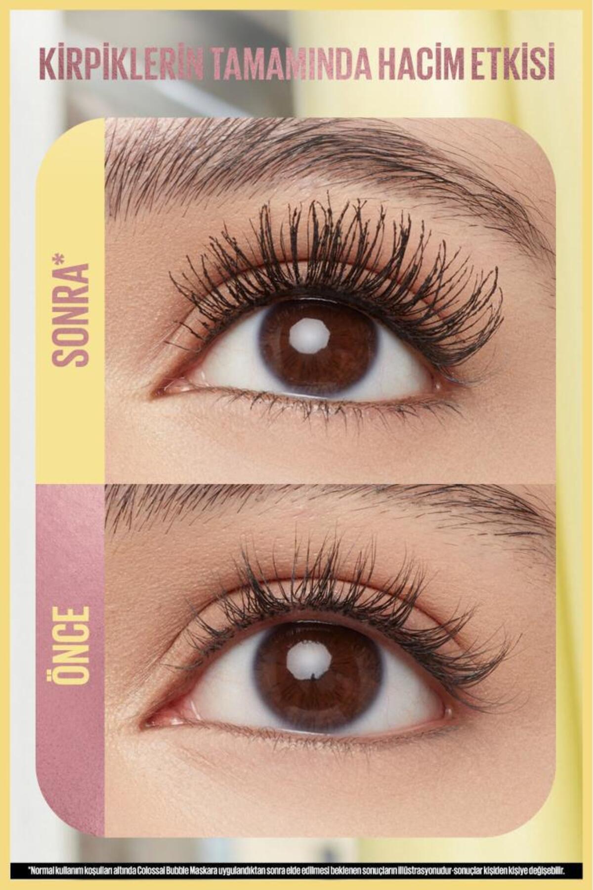 Maybelline New York Colossal Bubble Hacim Veren Maskara - Siyah - Görsel 3