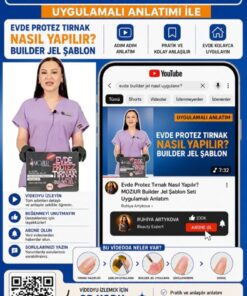 MOZIUR Protez Tırnak & Kalıcı Oje & Nail Art Seti (BUILDER ŞABLON) - Görsel 2