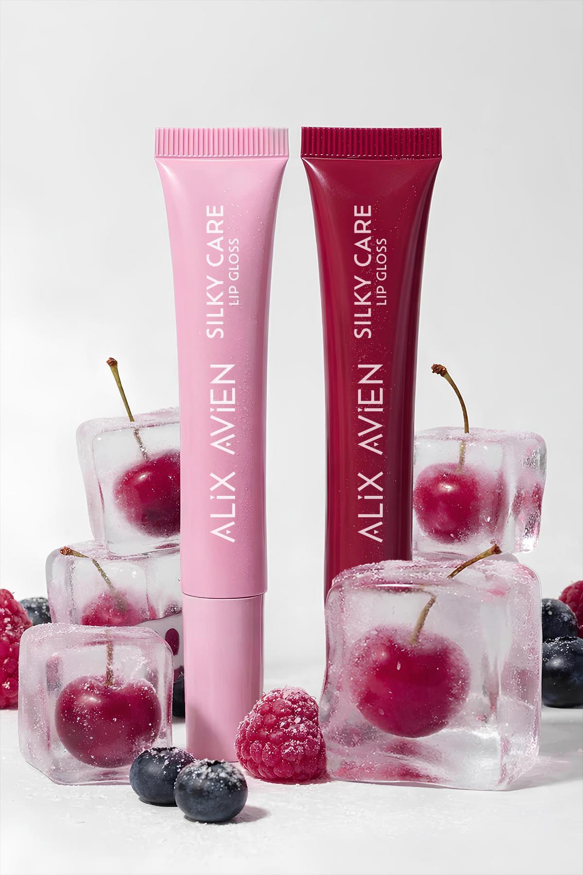 Alix Avien Dolgun Gürünüm ve Nemlendirici Etkili Dudak Parlatıcısı - Silky Care Lipgloss 311 Baby Pink - Görsel 3