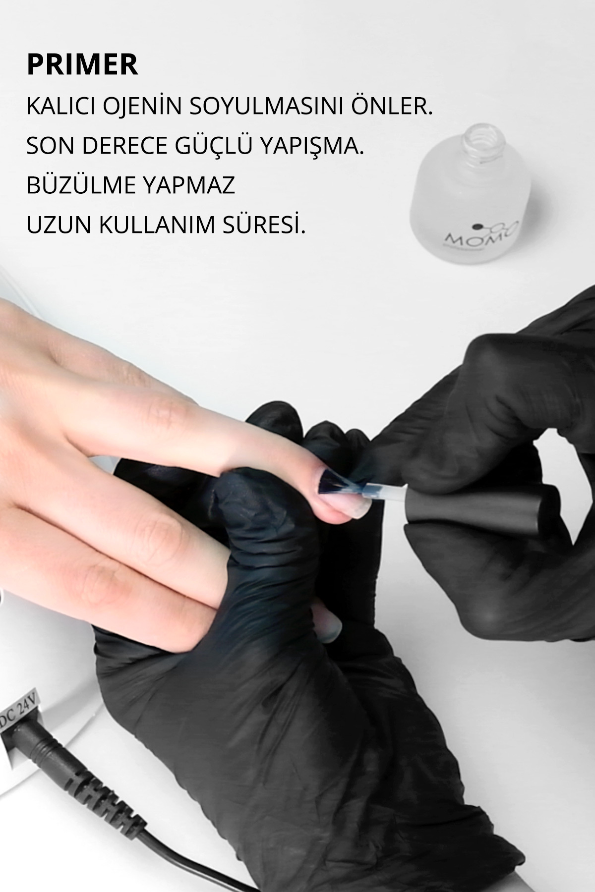 MOMO professional Primer Kalıcı oje ve Protez Tırnak için, Asitsiz, 10 ml - Görsel 3