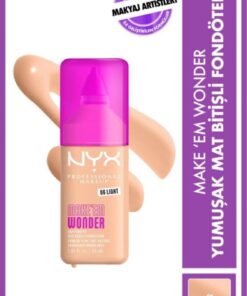 NYX Professional Makeup Make’ Em Wonder Yumuşak Mat Bitişli Fondöten 06 - Light