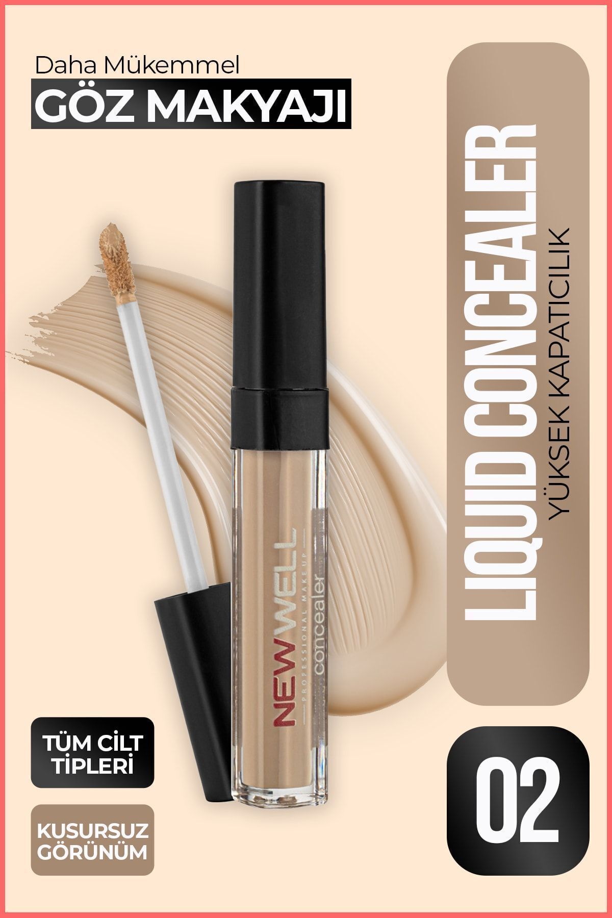 New Well Liquid Concealer 01 - Görsel 3