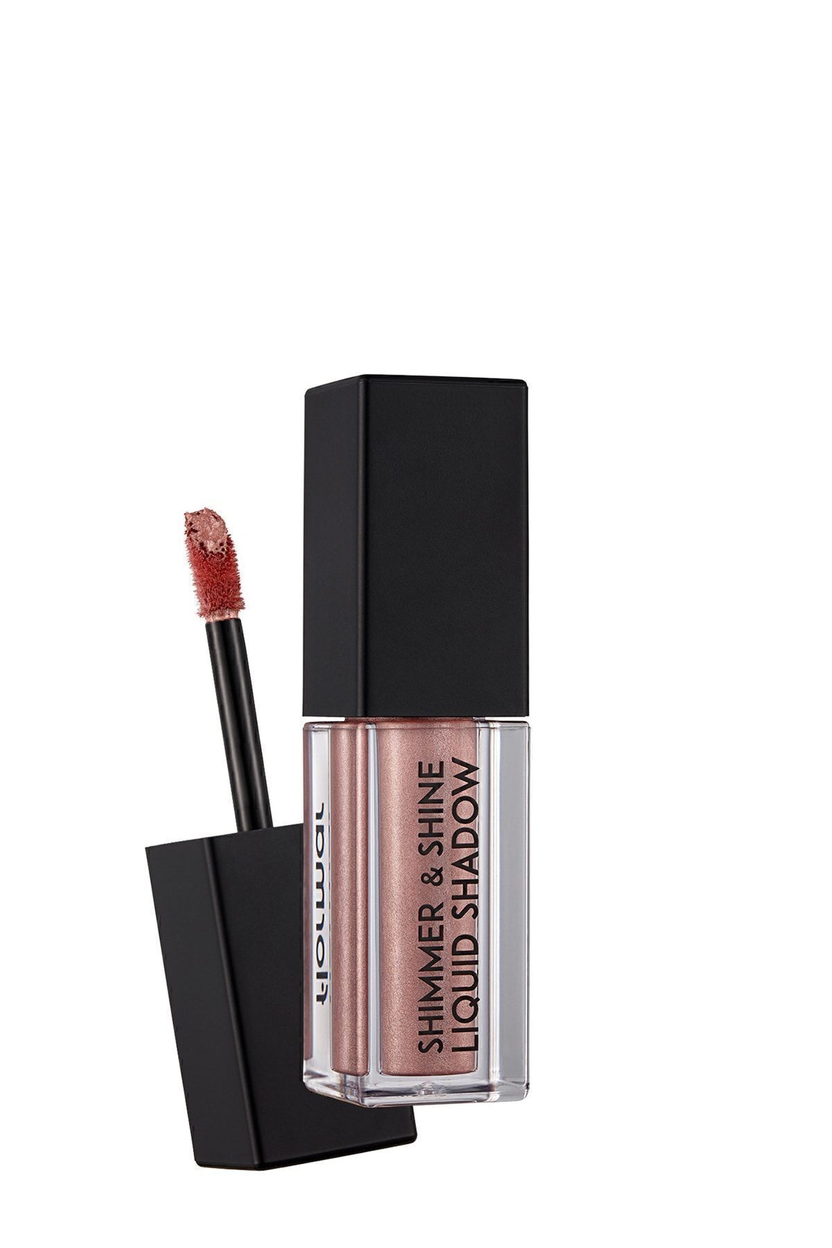Flormar Metalik Likit Göz Farı (PEMBE) - Shimmer & Shine Liquid Shadow - 005 Diamond Pink - 8682536003131 - Görsel 3
