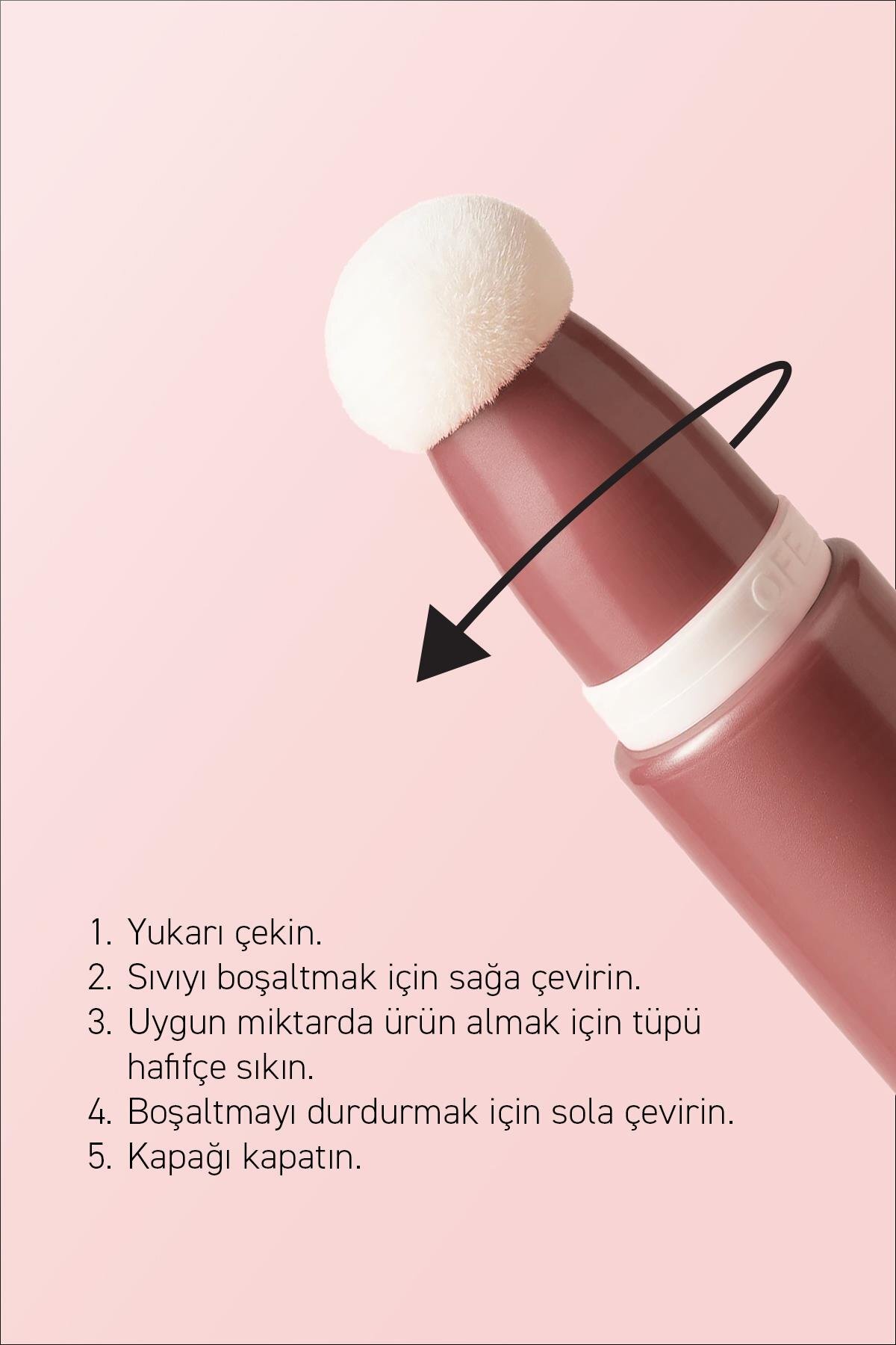 Alix Avien Yoğun Pigmentli E Vitaminli Mat Bitişli Kremsi Likit Allık - Liquid Blusher 06 Dried Rose - Görsel 3